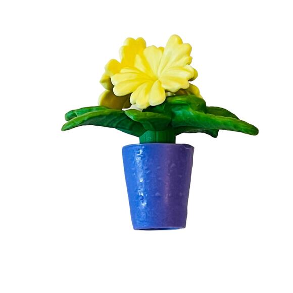 American Girl Garden FLOWERS Yellow Pansy Flower Plant Doll Table Accessory - Picture 6 of 9